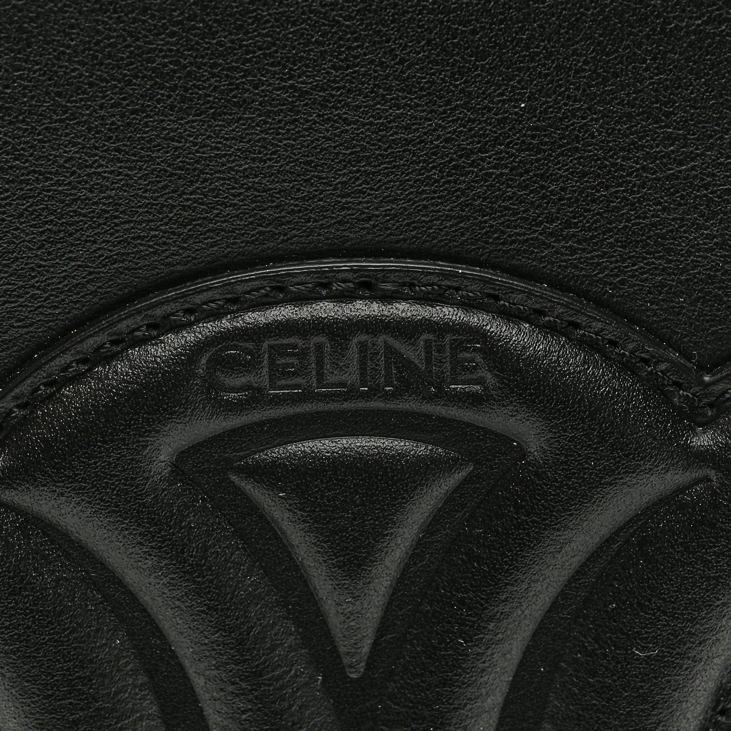 Smooth Calfskin Small Cuir Triomphe Bucket Bag Black