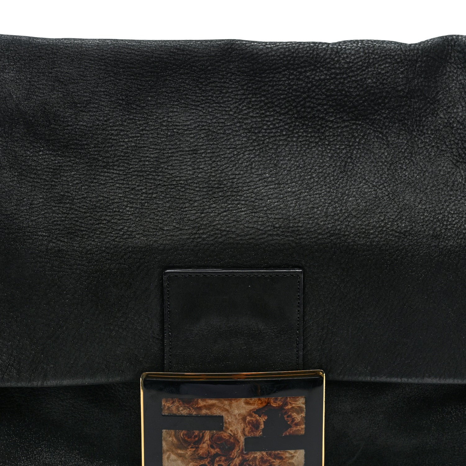 Fendi Vitello Savana Big Forever Mama Baguette Dark Brown 7 of 9