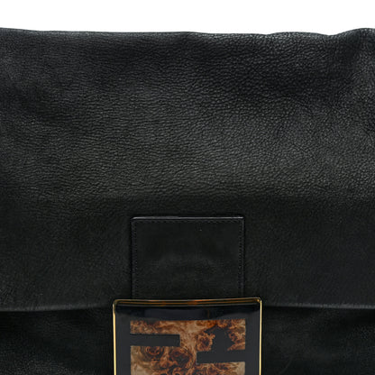 Fendi Vitello Savana Big Forever Mama Baguette Dark Brown 7 of 9
