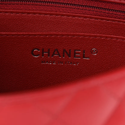 Chanel Lambskin Quilted Mini Square Flap Red 6 of 10