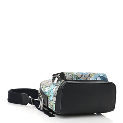 Gucci GG Supreme Monogram Blooms Small Day Backpack Blue 4 of 10