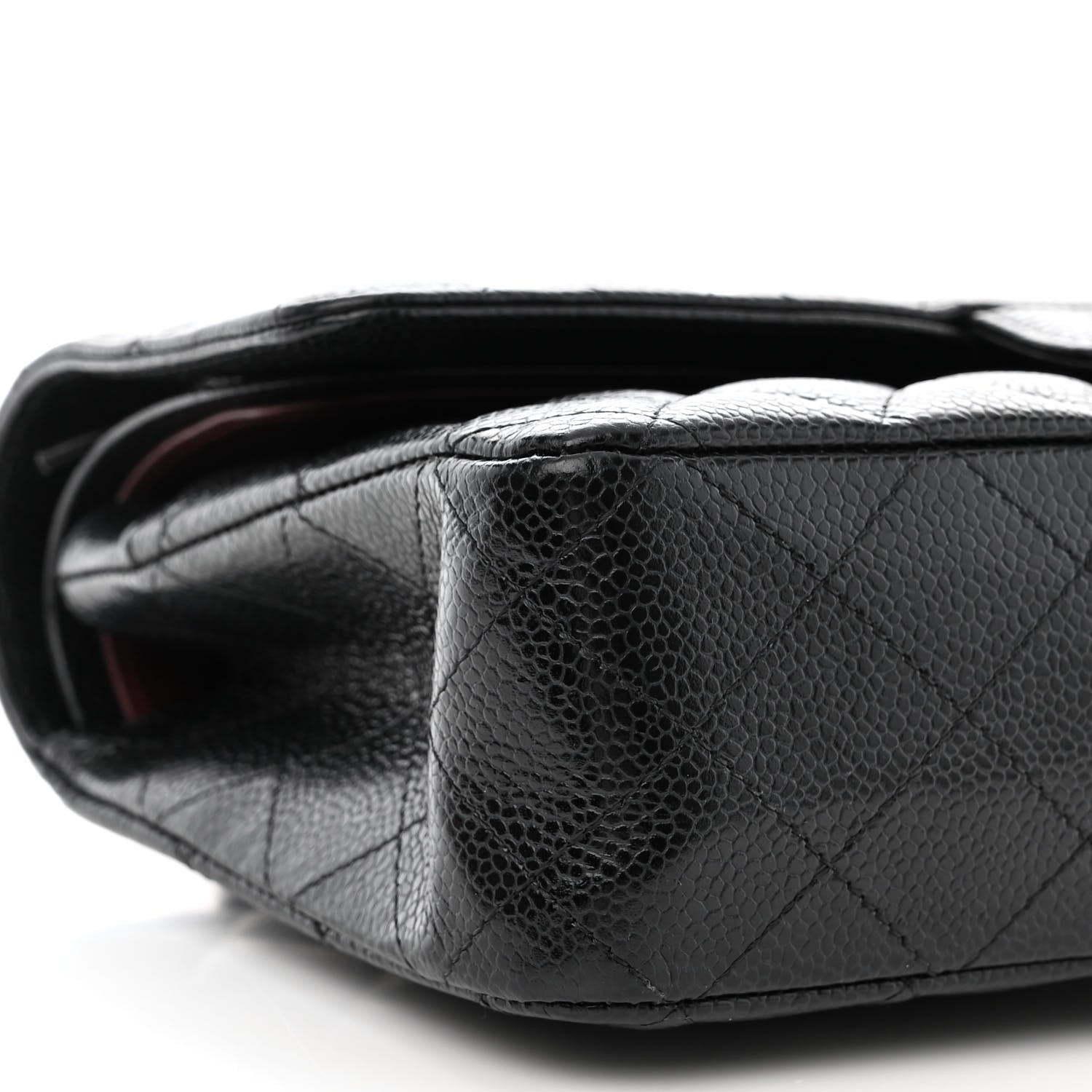 Chanel Caviar Quilted Medium Double Flap Black 9 of 12