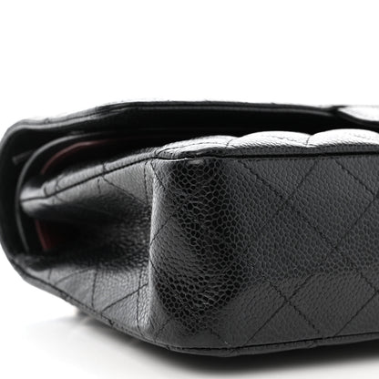 Chanel Caviar Quilted Medium Double Flap Black 9 of 12