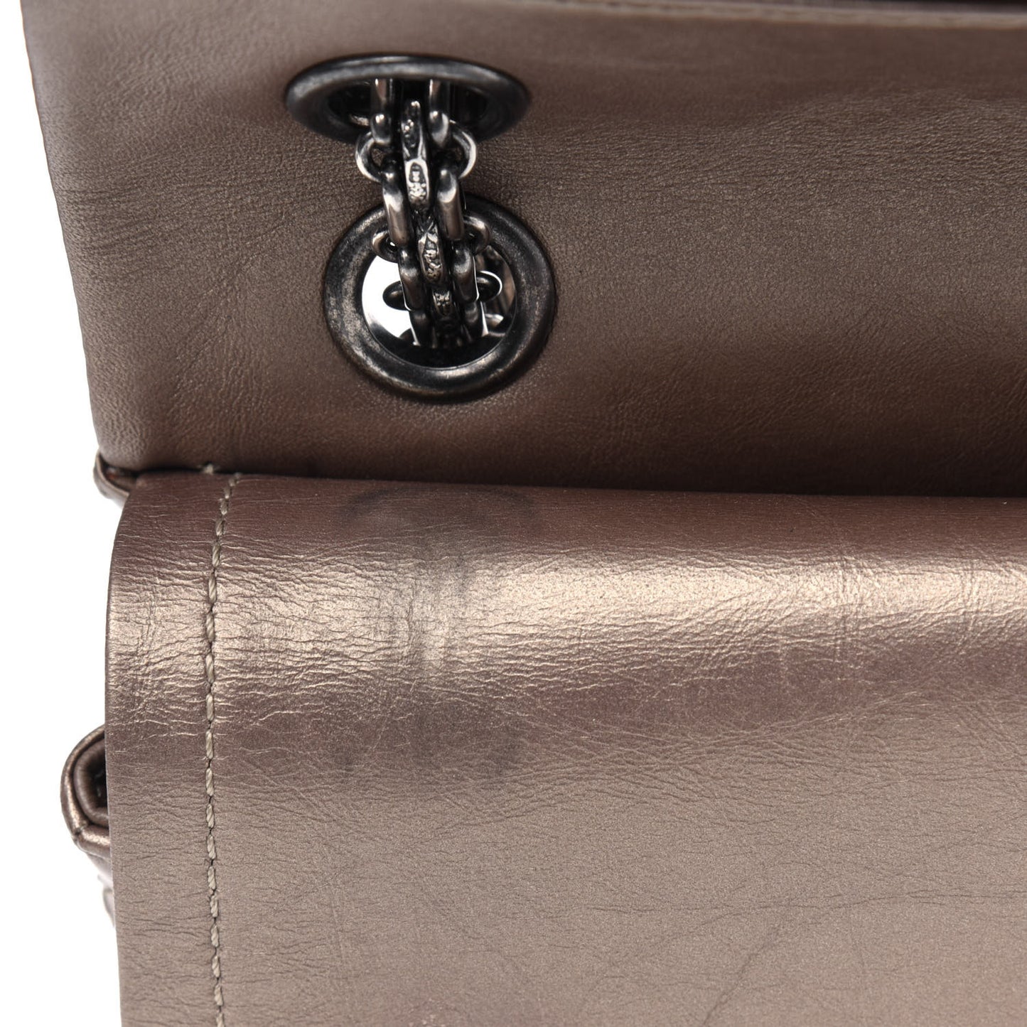 Metallic Aged Calfskin 2.55 Reissue 225 Flap Bronze