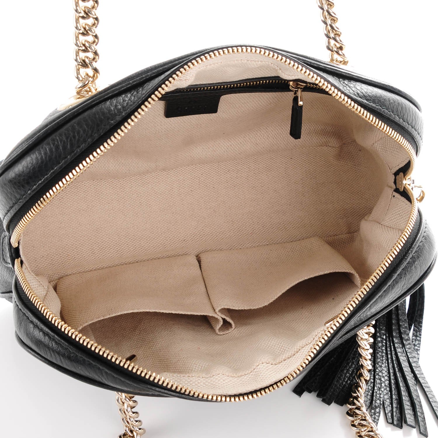 Gucci Pebbled Calfskin Small Soho Bowler Black 5 of 9