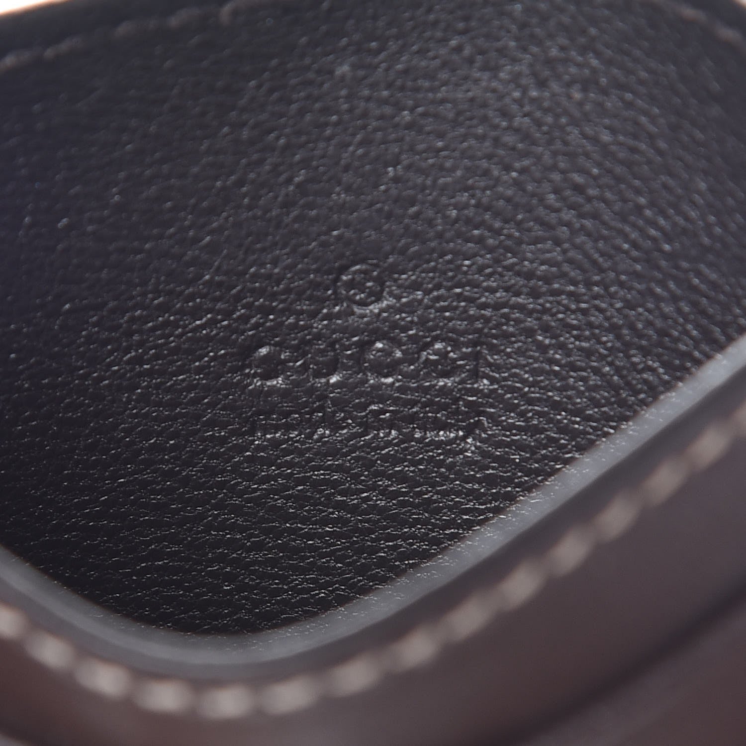 Gucci GG Supreme Monogram Card Holder Dark Brown 6 of 7