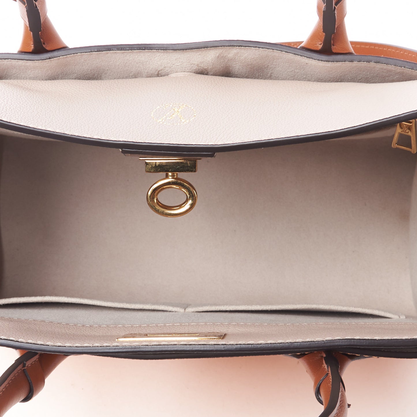 Calfskin Monogram On My Side Summer Gold