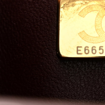 Chanel Caviar Quilted Small Double Flap Burgundy 7 of 13