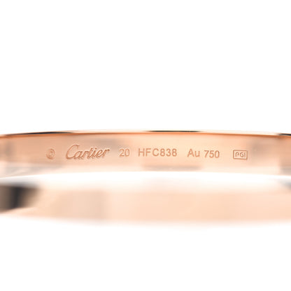 Cartier 18K Pink Gold LOVE Bracelet 20 4 of 5