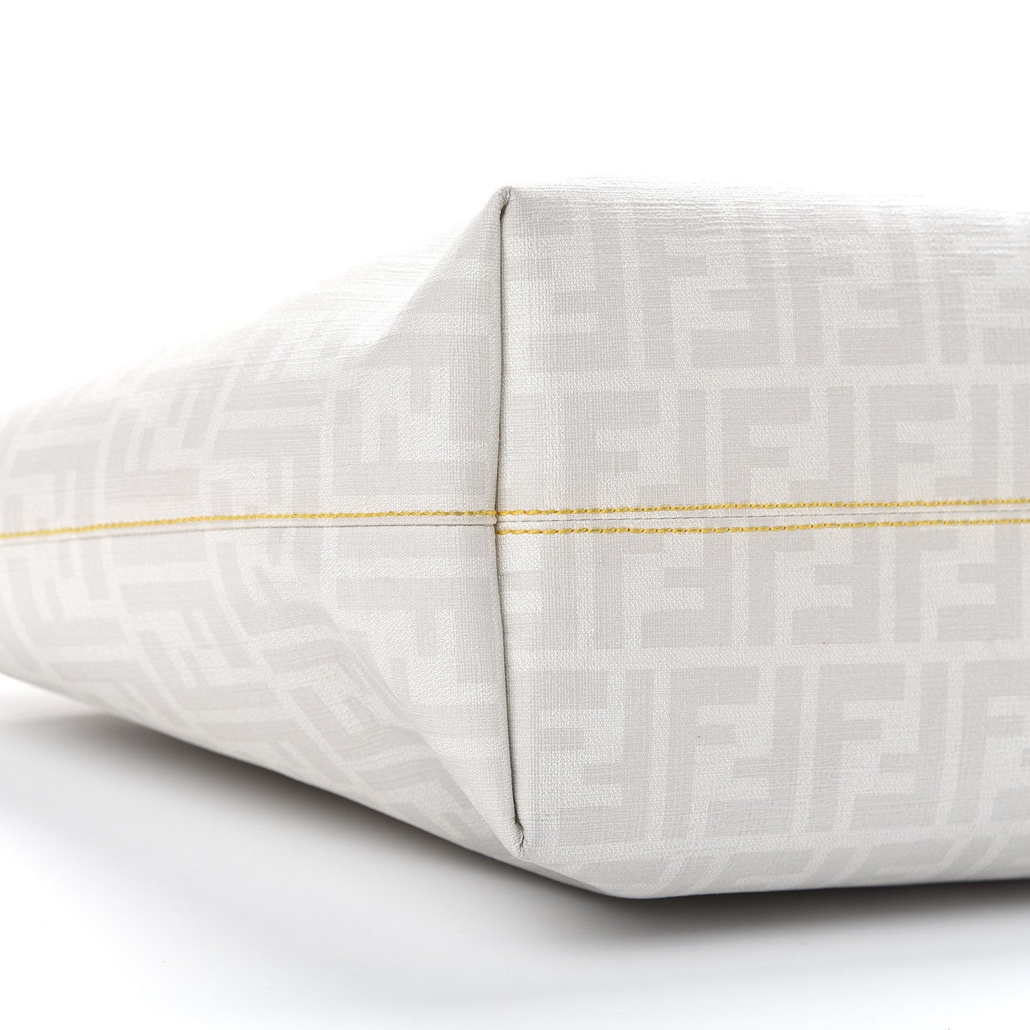 Fendi Zucca Spalmati Medium Roll Tote Bianco 9 of 16
