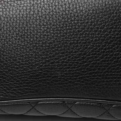 Chanel Calfskin Quilted Medium Airlines Round Trip Bowling Bag Black 8 of 11