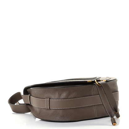Chloe Calfskin Medium Marcie Round Crossbody Bag Truffle 3 of 5