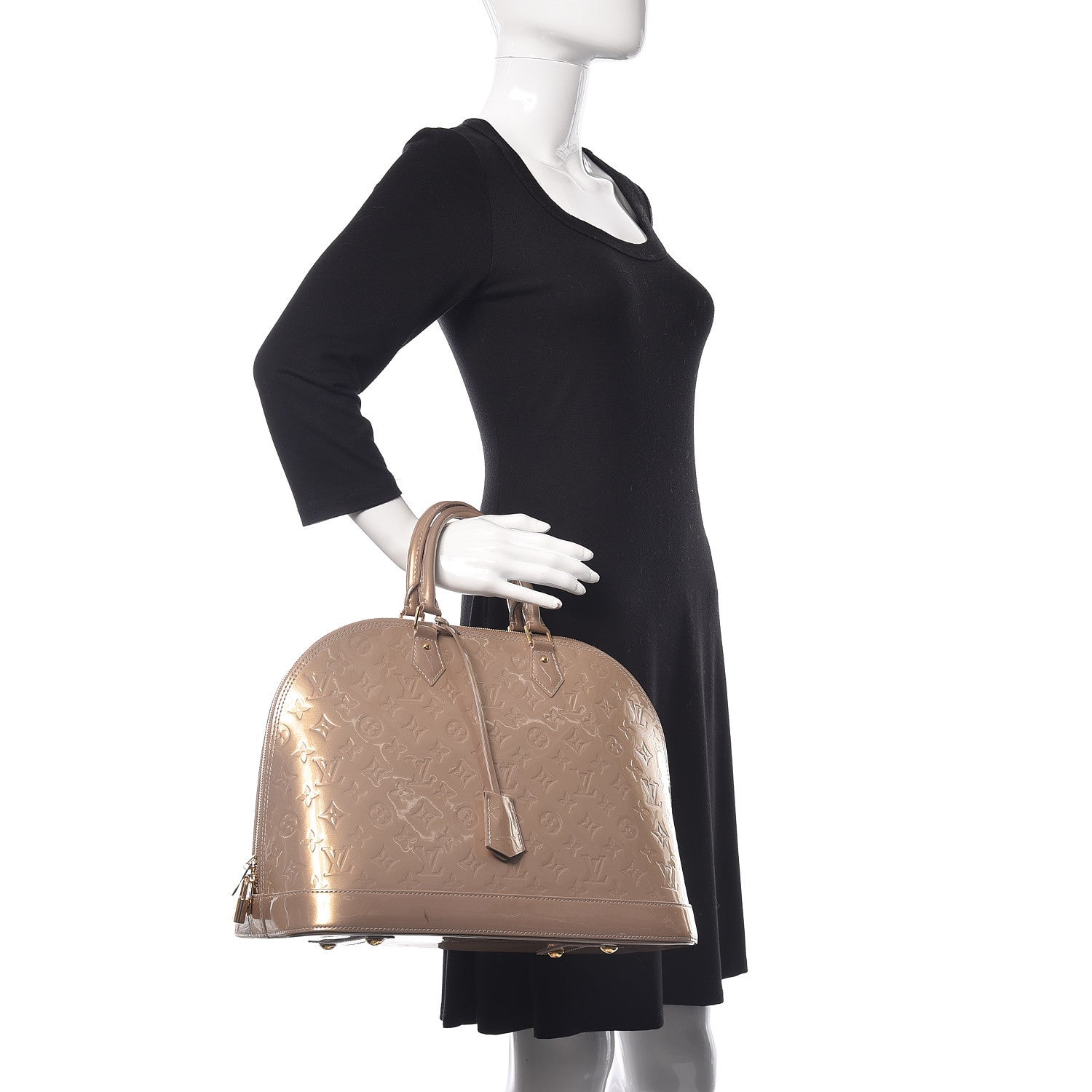 Louis Vuitton Vernis Alma GM Beige Poudre 2 of 20