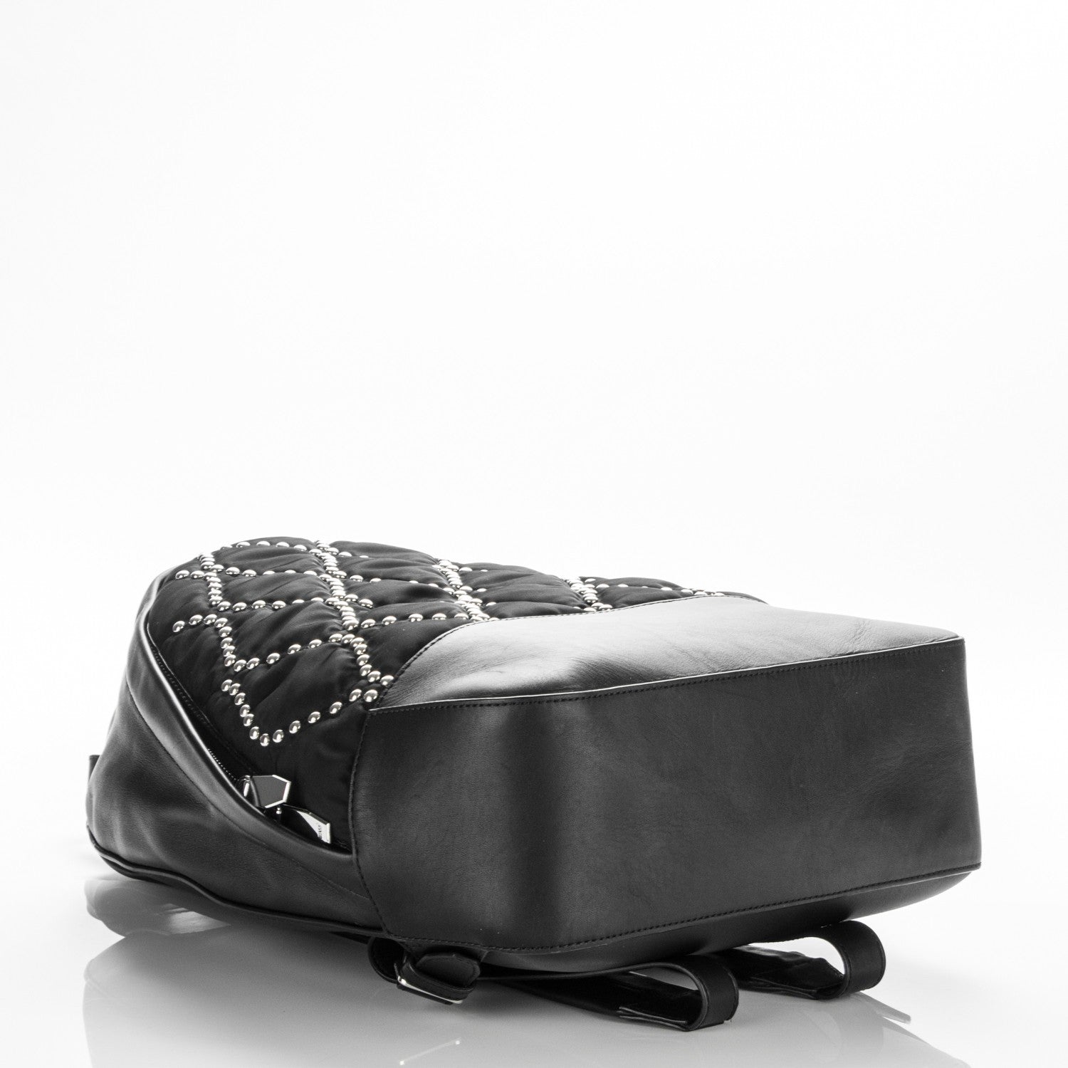 Alexander Wang Lambskin Nylon Studded Backpack Black 4 of 7
