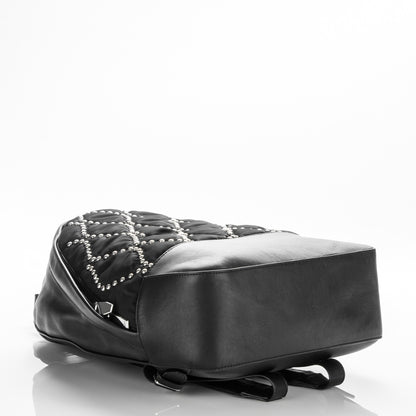 Alexander Wang Lambskin Nylon Studded Backpack Black 4 of 7