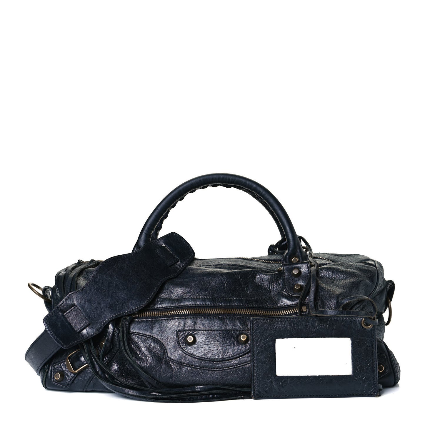 Agneau Classic Hardware Twiggy Black