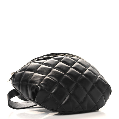 Chanel Calfskin Quilted Waist Belt Bag Black 4 of 11