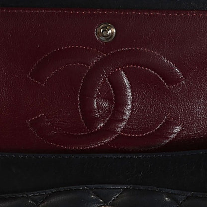 Chanel Lambskin Quilted Medium Double Flap Black 24 of 26