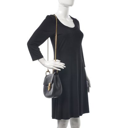 Chloe Grained Lambskin Drew Shoulder Bag Black 2 of 6