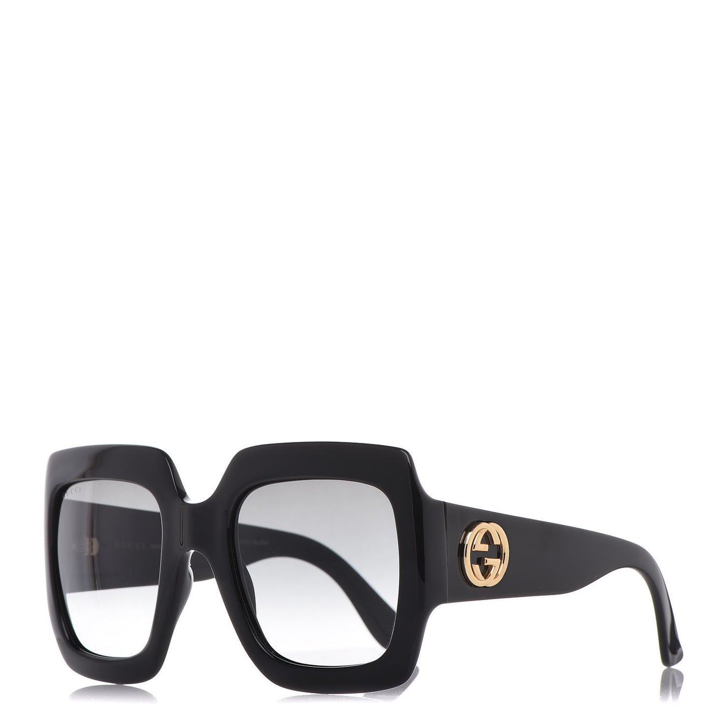 Acetate Square Frame Sunglasses GG 0053S Black