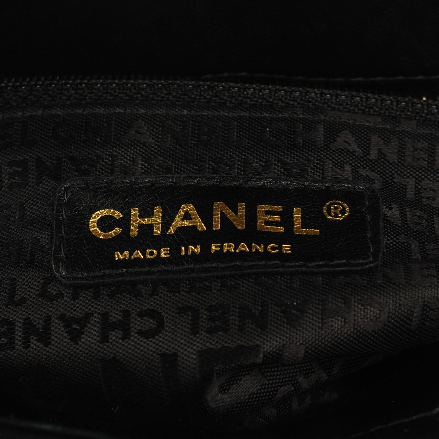 Lambskin Quilted Chocolate Bar Tote Black