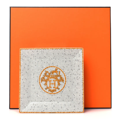 Hermes Porcelain Mosaique au 24 Square Plate 5 of 5