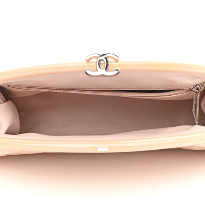 Chanel Patent Quilted Timeless Clutch Pink 4 of 6