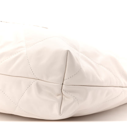 Chanel Shiny Calfskin Quilted Chanel 22 White 11 of 11