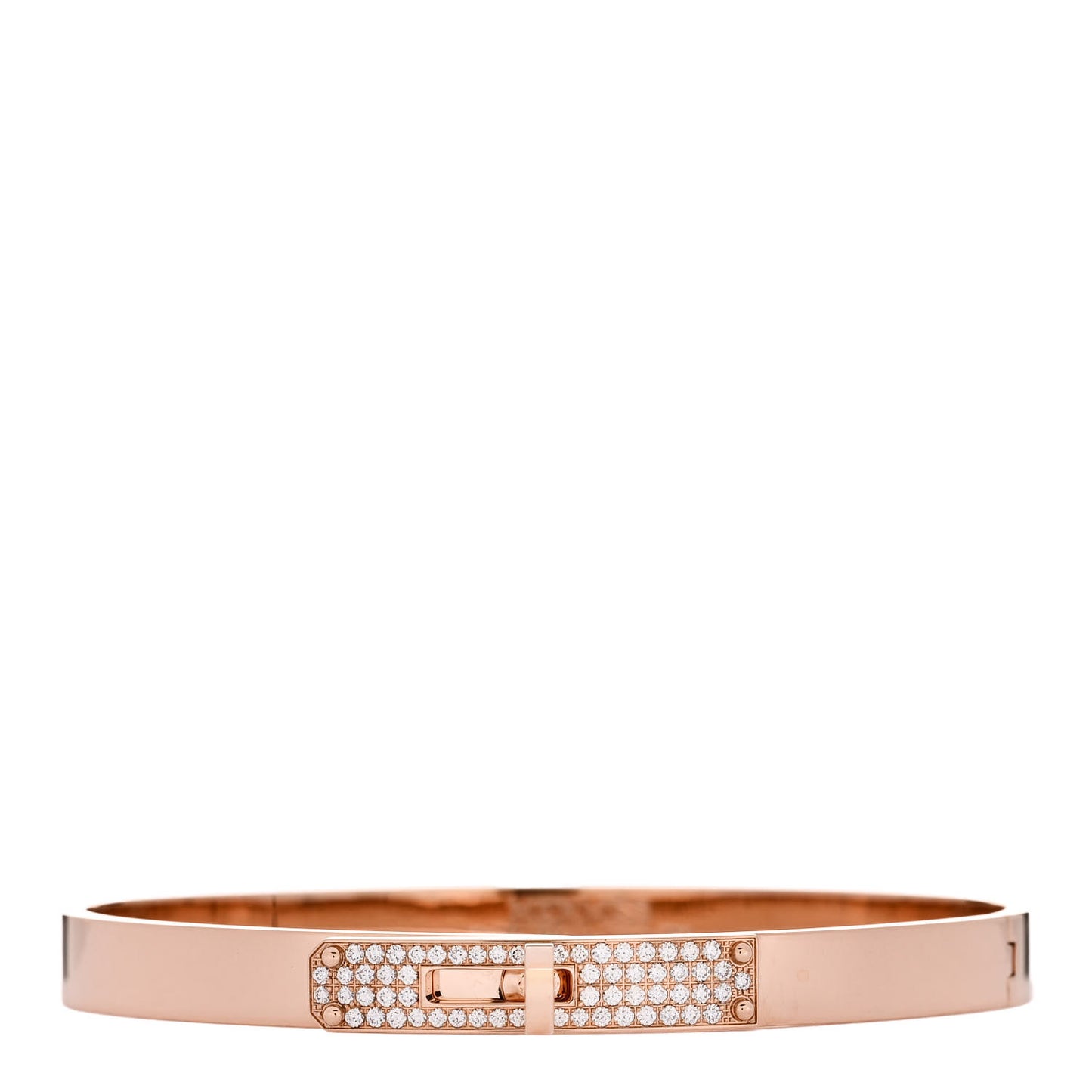 18K Rose Gold Diamond PM Kelly Pave Bracelet SH