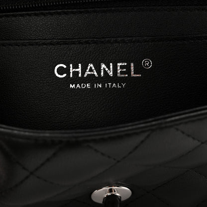 Chanel Lambskin Quilted Mini Rectangular Flap Black 6 of 11