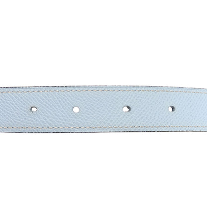 Hermes Swift Epsom 24mm Belt Strap 80 32 Bleu Brume Navy 4 of 5