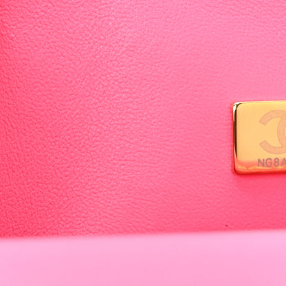Chanel Caviar Quilted Medium Double Flap Pink 7 of 10