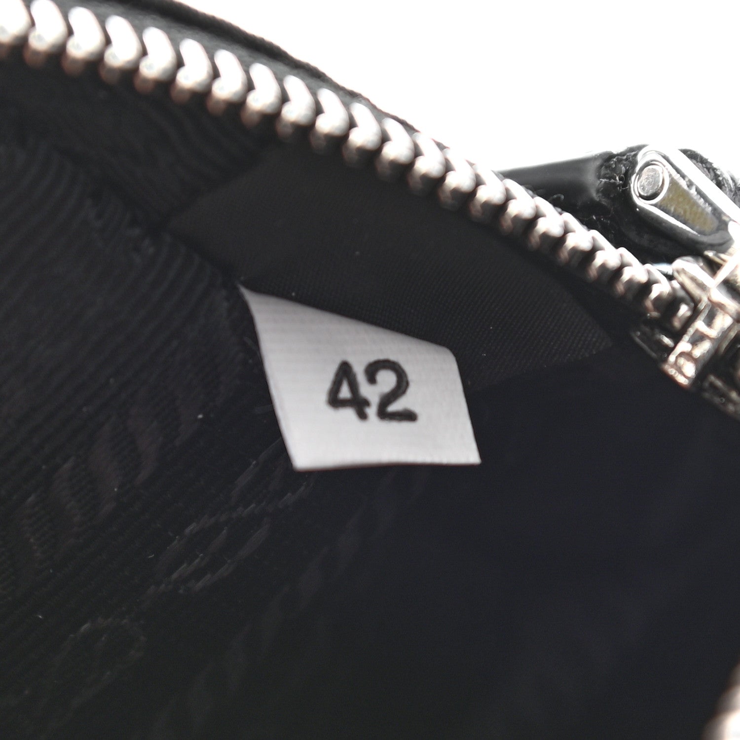 Prada Tessuto Nylon Key Pouch Black 6 of 7