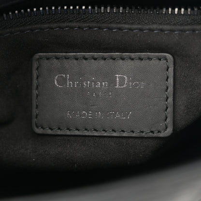 Christian Dior Ultra Matte Calfskin Cannage Mini Lady Dior Black 6 of 13