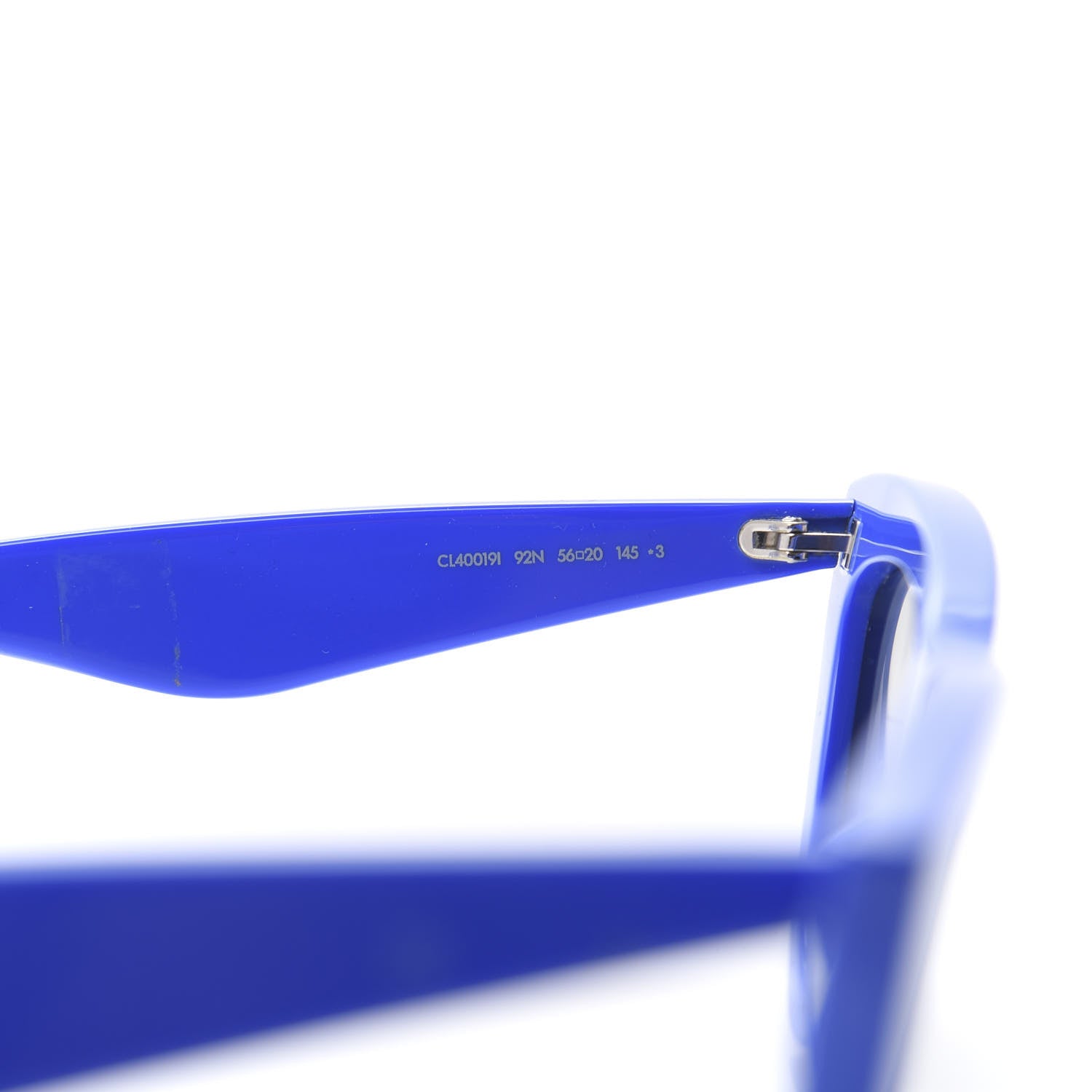 Celine Acetate Cat Eye Sunglasses CL 40019I Blue 6 of 6