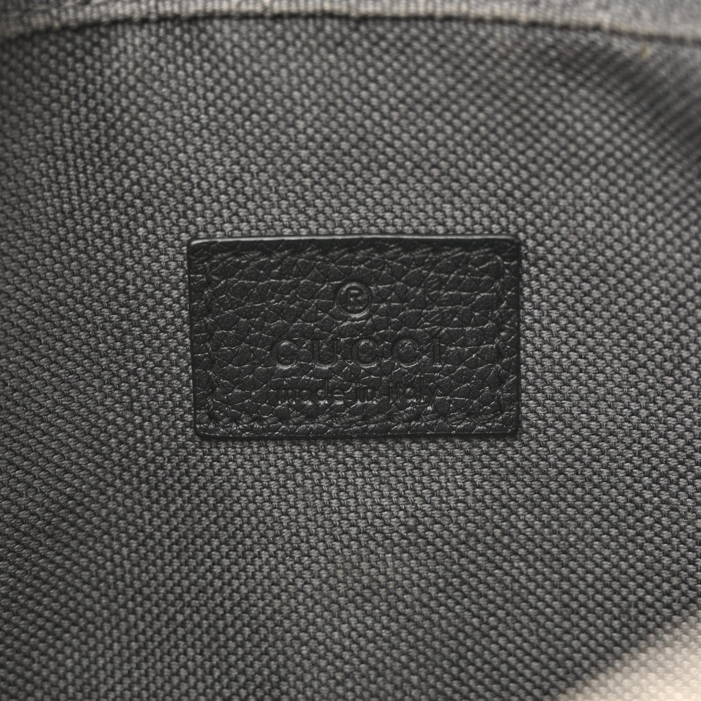 GG Supreme Monogram Mini Shoulder Bag Grey Black