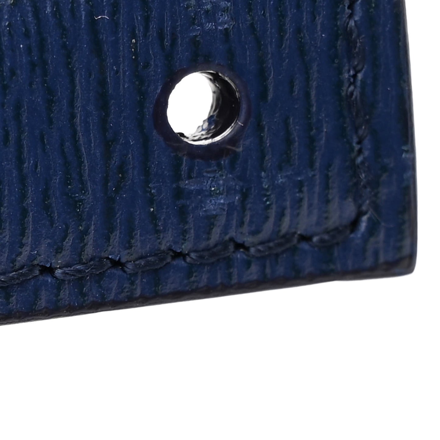 Liege Calfskin Medium Classic Box Flap Bag Blue