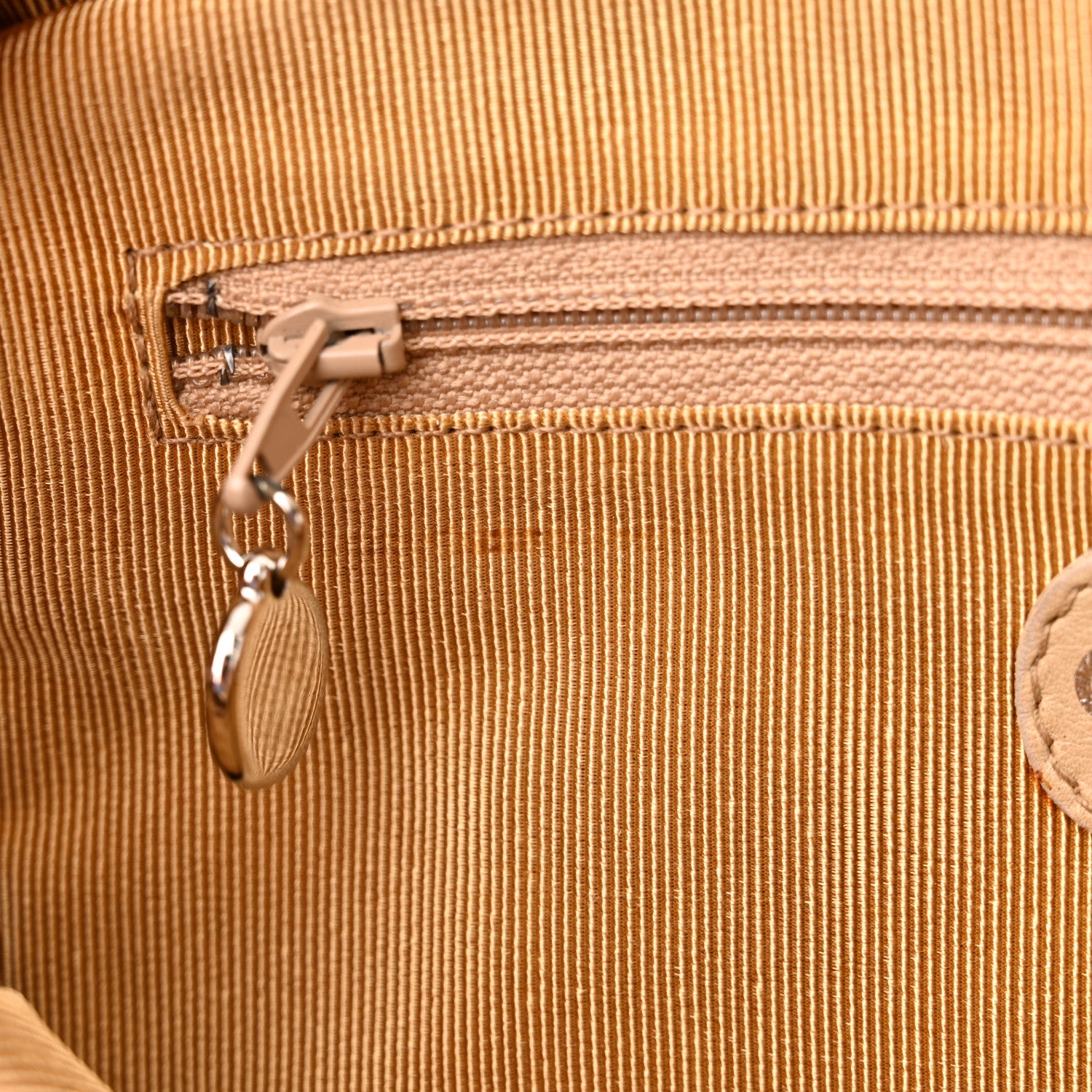 Chanel Suede CC Shoulder Bag Beige 11 of 15