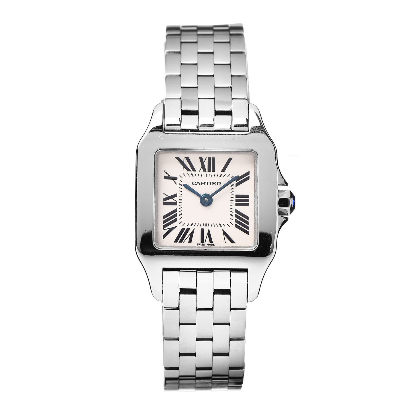 Stainless Steel 20mm Santos Demoiselle Quartz Watch