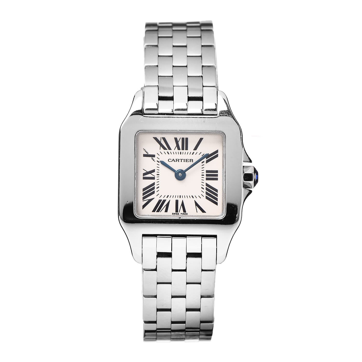 Cartier Stainless Steel 20mm Santos Demoiselle Quartz Watch 1 of 9