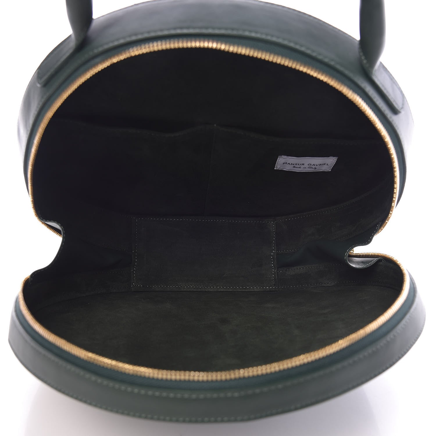 Mansur Gavriel Calfskin Circle Bag Moss 5 of 9