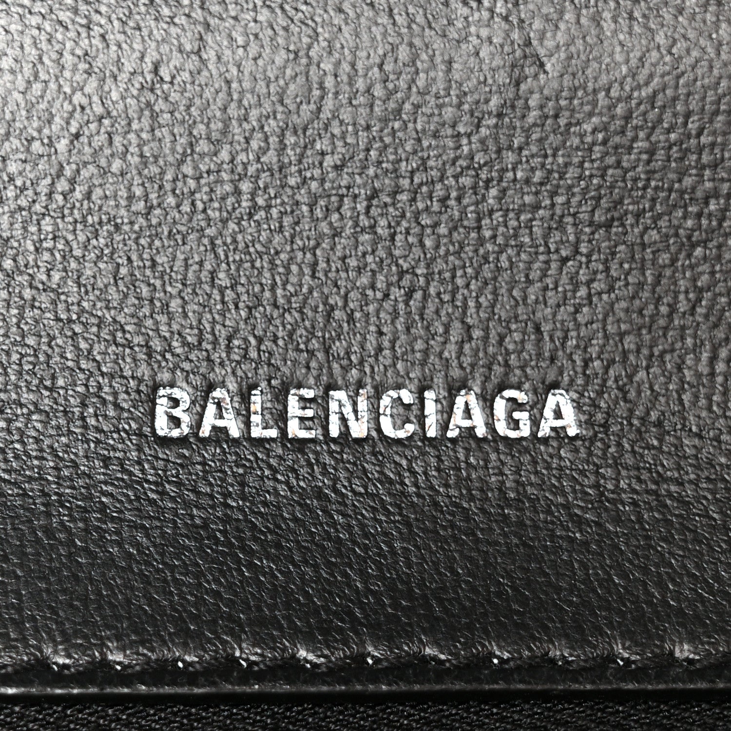 Balenciaga Matte Calfskin Snake Embossed Tonal B Small Hourglass Top Handle Bag Black 6 of 10