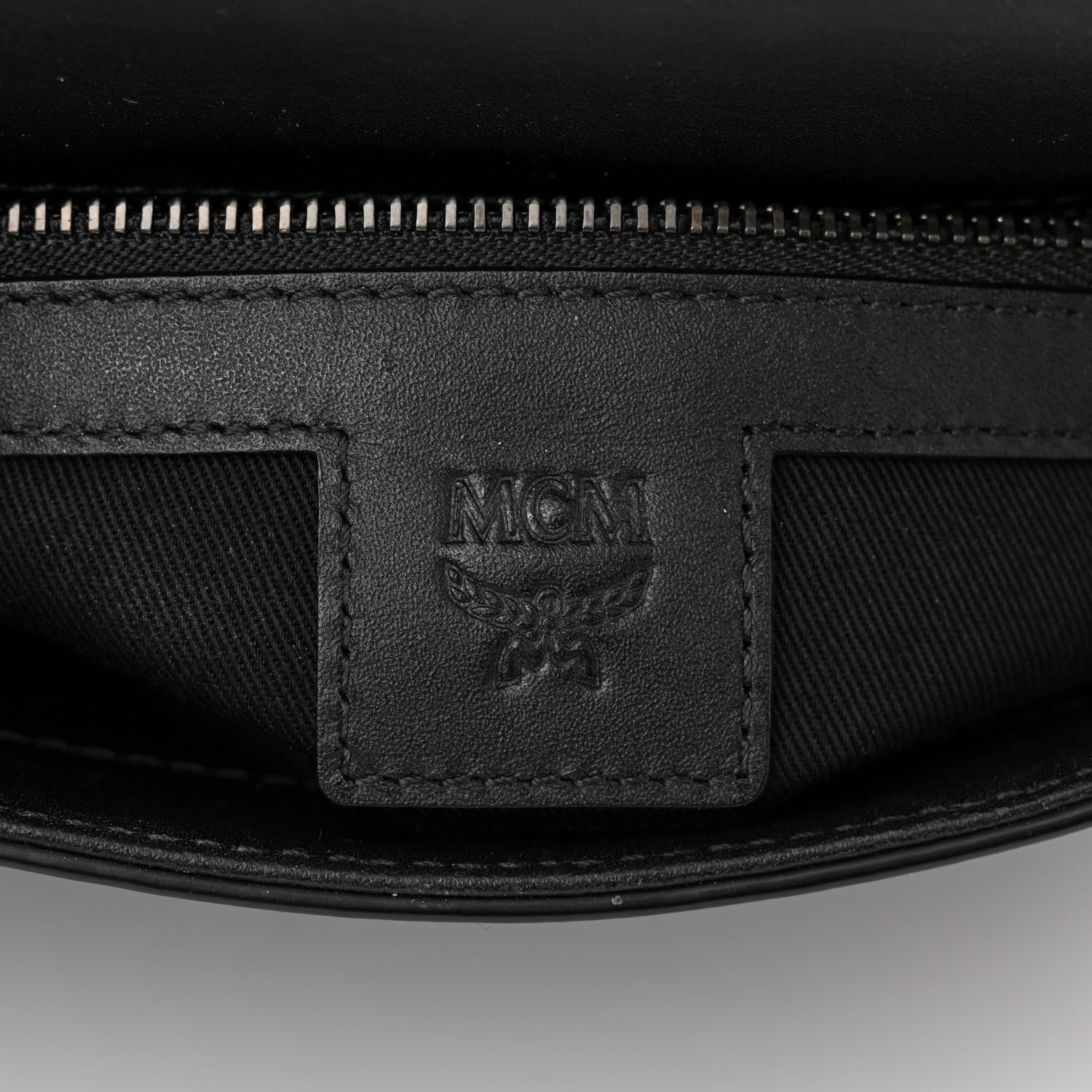 MCM Calfskin Color Splash Logo Small Millie Crossbody Belt Bag Dahlia Purple 6 of 14