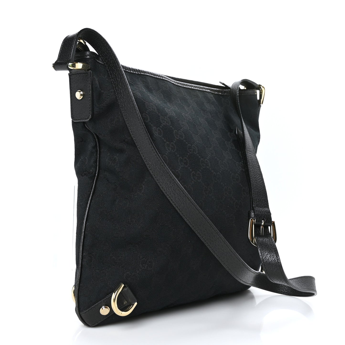 Monogram Abbey Messenger Bag Black