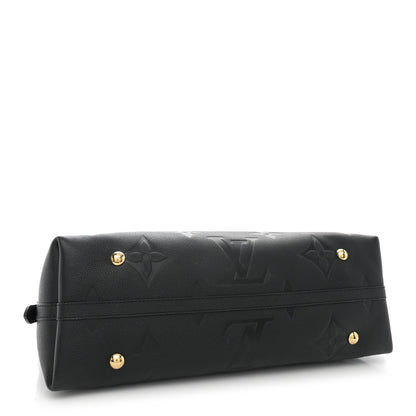 Louis Vuitton Empreinte Monogram Giant CarryAll MM Black 5 of 11