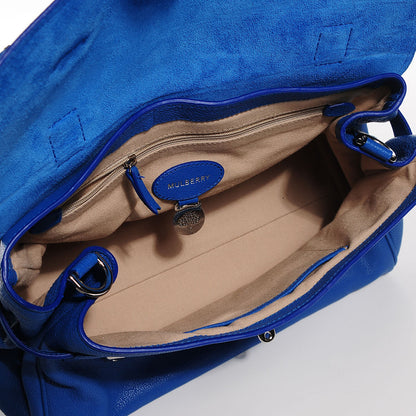 Mulberry Polished Buffalo Medium Alexa Bluebell Blue 5 of 11