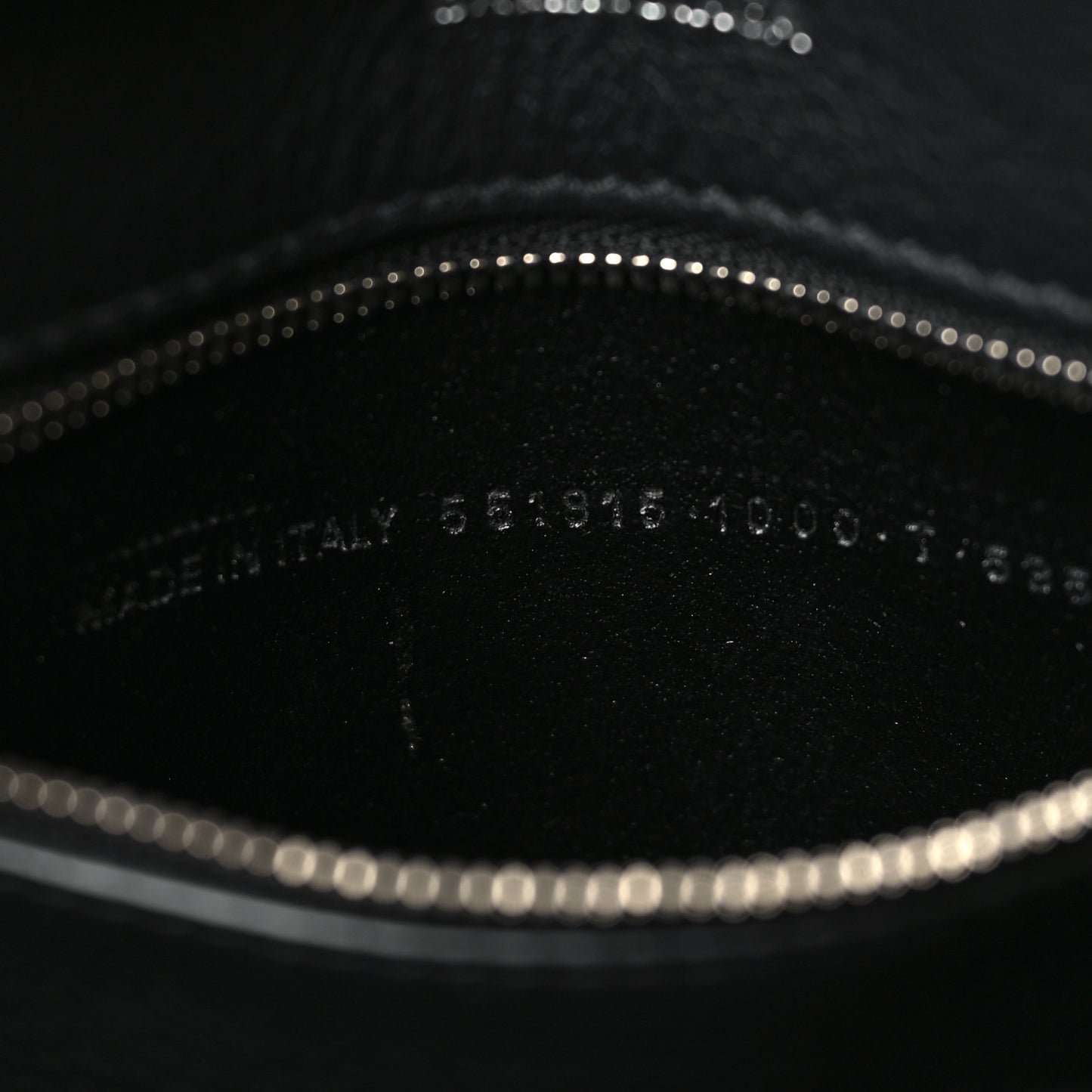Smooth Calfskin Logo Perforated XXS Everyday Tote Black