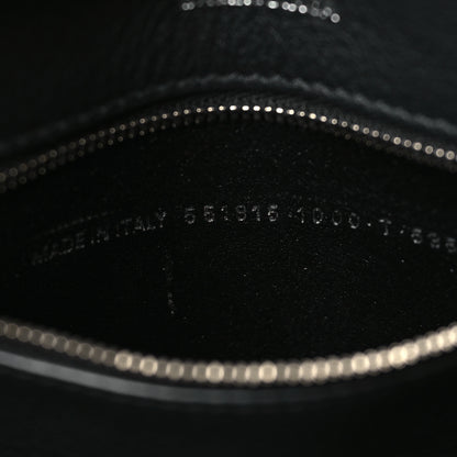 Balenciaga Smooth Calfskin Logo Perforated XXS Everyday Tote Black 7 of 9