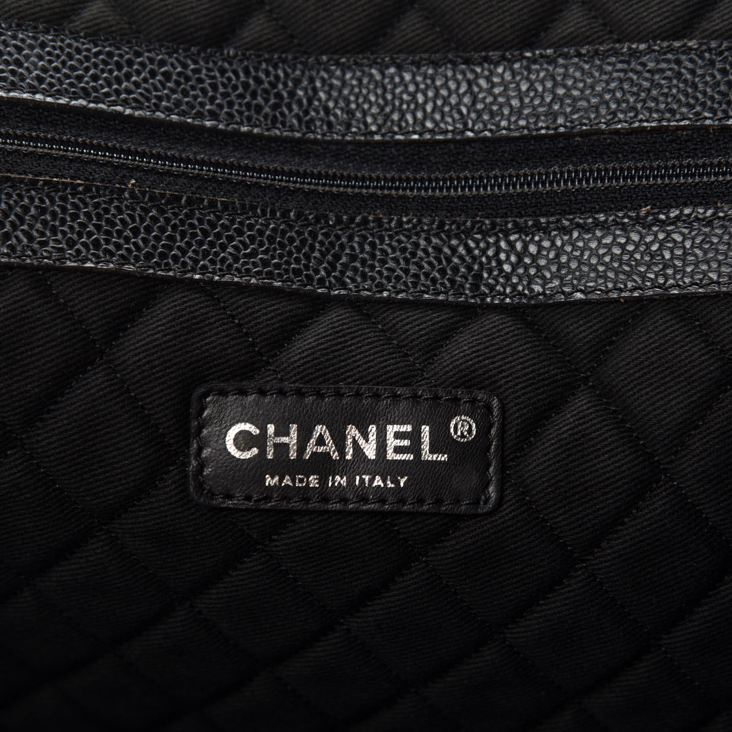 Coated Canvas Coco Tote Black