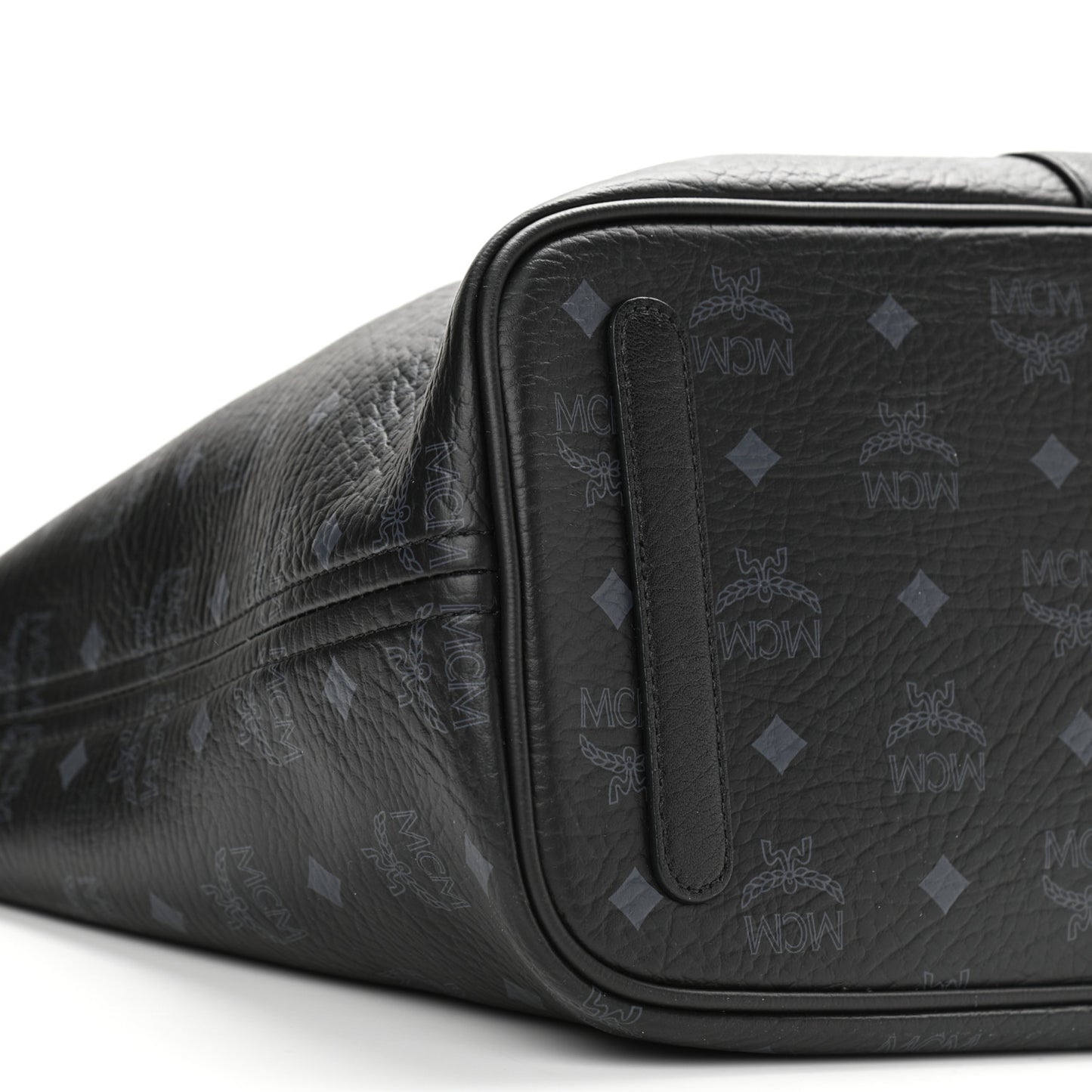Visetos Medium Reversible Shopper Tote Black